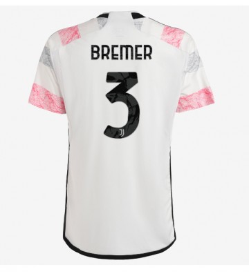 Juventus Gleison Bremer #3 Vieraspaita 2023-24 Lyhyet Hihat